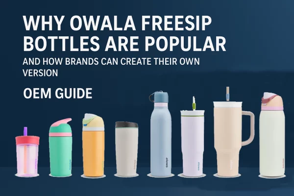 Why Owala FreeSip Bottles Are Popular Popular and How Brands Can Create Their Own Version (OEM Guide)