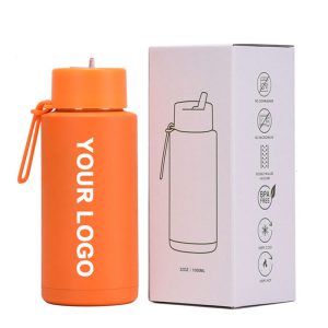 Ceramic 1000 ml stainless steel bottle