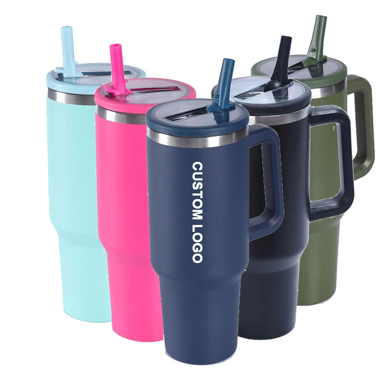 40oz Tumbler With Straw Leak-proof Lid and Straw