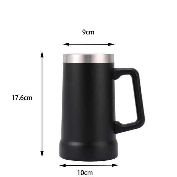 stainless steel beer stein