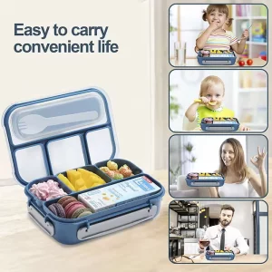 4-Compartment Lunch Containers