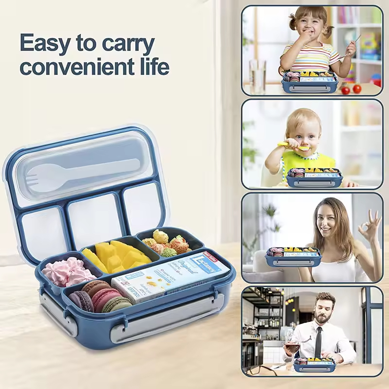 4-Compartment Lunch Containers