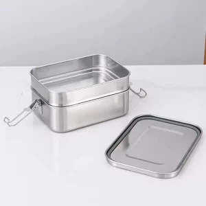 Double Layer 304 Stainless Steel Bento Lunch Box
