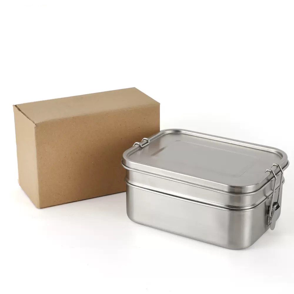 Double Layer 304 Stainless Steel Lunch Box