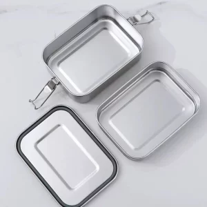 Stainless Steel Leakproof Food Lunch Box 2-Layer
