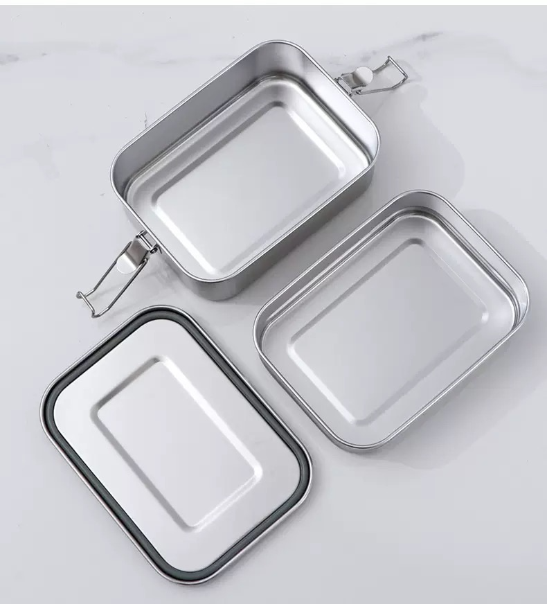 Stainless Steel Leakproof Food Lunch Box 2-Layer