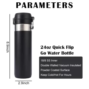quick flip water bottles