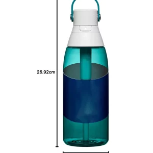Brita Hard-Sided Plastic Premium Filtering Water Bottle, BPA-Free,Filter Includes 1 Filter