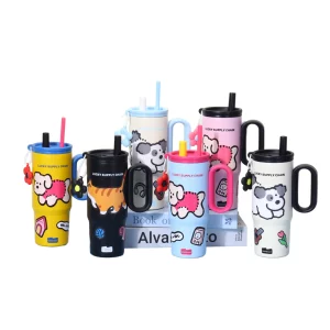 Cup Holder Friendly Insulated Stainless Steel Travel Mug