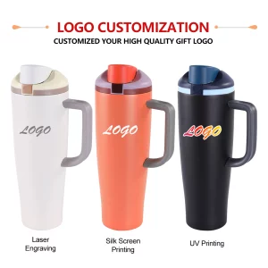 Custom FreeSip 40 oz Tumbler - Stainless Steel