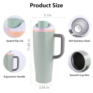 Owala FreeSip Stainless Steel 40 oz Tumbler