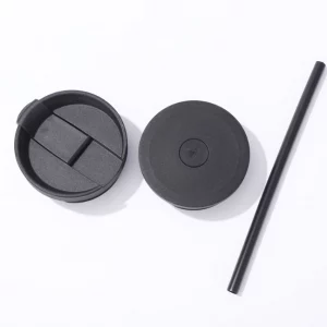 dual lid for simple modern tumbler