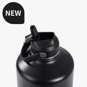 64oz Stainless Steel Vacuum Bottle with straw lid