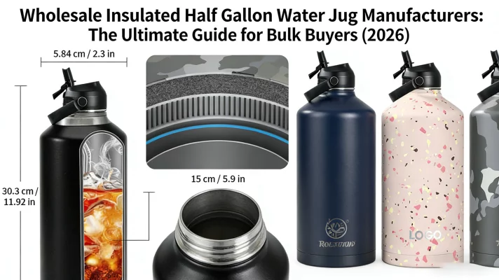 Portable Sports Half Gallon Water Jug